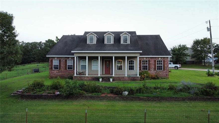 Here is the perfect small farm close to everything! Less than 15 min to Tyson Corporate, 10 min to Shiloh Christian Schools, and less than 5 minutes to Sassafras Winery. This 5 bed 3 bath custom built home has all one needs. 3 large shop buildings/barns. One owner home that has been meticulously maintained.