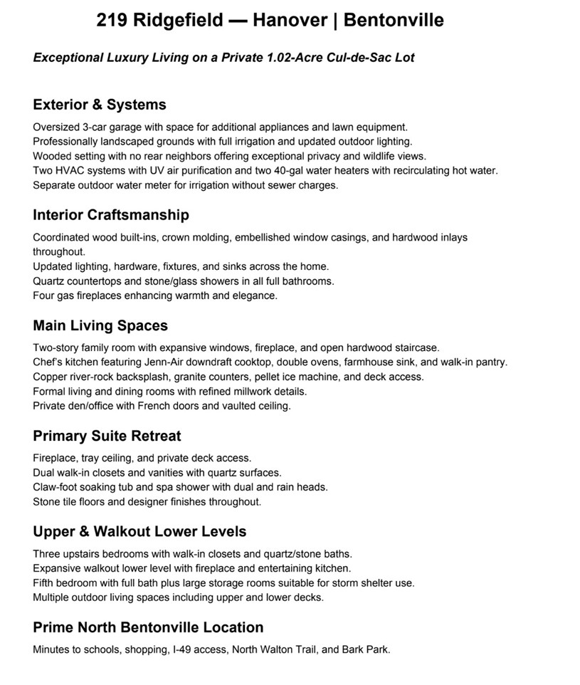 Hanover Sub Ph Iii Bentonville - Residential