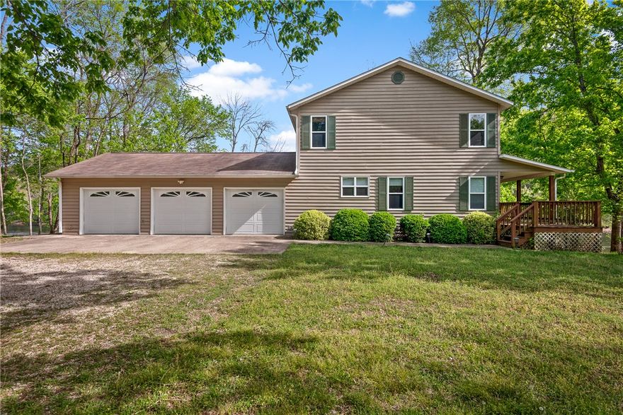 FINAL CALL FOR OFFERS!!! All offers due 4/26/2026 by 5 PM Central. Lovers of Water, Seekers of Tranquility, Admirers of Architecture, or all of the above...prepare to be absolutely blown away by this value! Located on a generously-sized residential riverfront lot that leads directly to the water's edge of the White River, this home offers: 3 bedrooms (+1 large non-conforming room), 3 full bathrooms, open living/dining area with huge windows, a full kitchen on the main level with included appliances, and a finished walk-out basement featuring another full kitchen. 

Property sold ''AS-IS''. Buyer and/or buyer's agent responsible for verifying all pertinent information deemed relevant by the prospective buyer including but not limited to square footage, acreage, utilities, taxes, permitting, condition, school zones, HOA's, etc. Buyers must first submit a Letter of Intent (LOI in documents section). Proof of funds/Pre-approval letter required in order for offers to be considered.