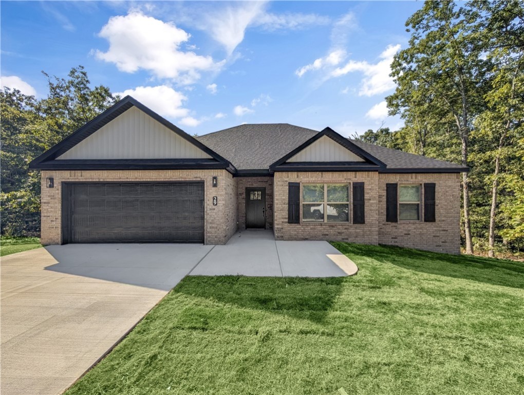 Welcome To Your Next Home! Excellent 3 Bed New Build Ready To Welcome You! Nice Open Concept With Easy Furniture Placement. Lots Of Custom Touches Throughout. Split Floorplan. Fully Loaded Kitchen. Eat-in Dining. Primary Suite w/ Dual Vanity, Tile Shower, Pass Through Walk-in Closet In Primary Bath. Covered Back Deck w/ Stairs Down To Sodded Yard. Come See And Make It Yours!