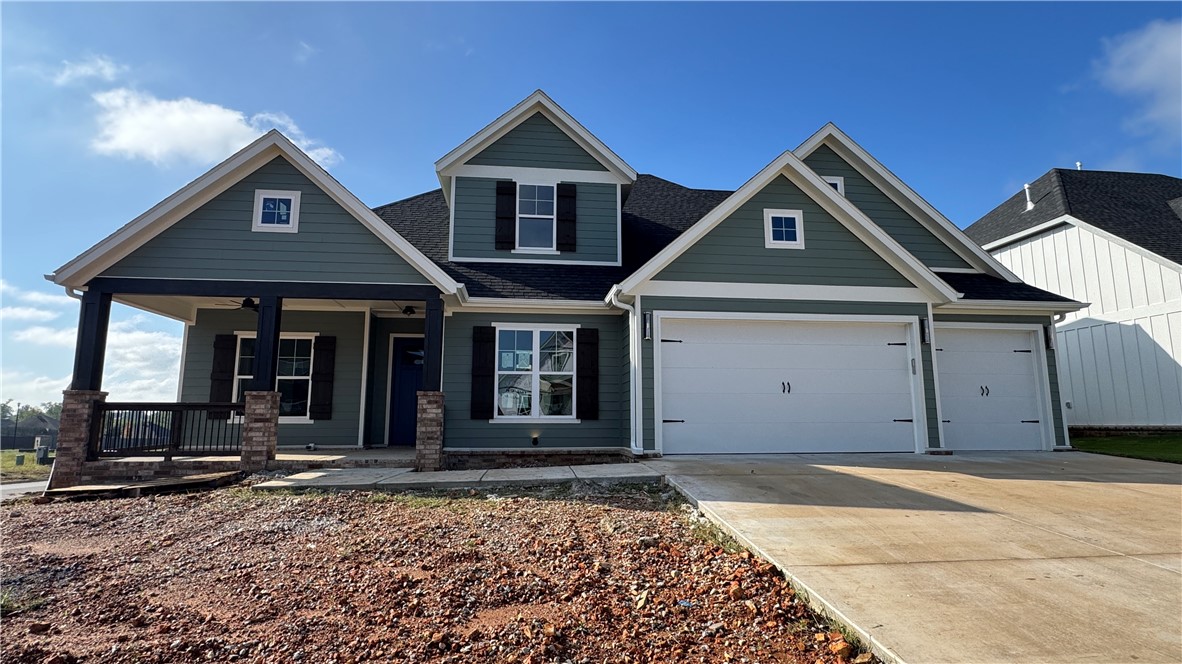 Stunning home in the desired Crescent View Subdivision Phase 2! Great floorplan with primary suite downstairs along with bedroom 2, full bathroom, office, and laundry room. Upstairs has bedrooms 3-4/bonus room and full bathroom. Kitchen is a cook's dream with large island, gas cooktop, built-in microwave and oven. Open concept makes a great place for entertaining. Enjoy grilling and watching the kids play while under the large covered patio. Location can't be beat! Subdivision is across from Janie Darr Elementary. Also sits just down the street from the all new Mount Hebron Park! Kids can even go play in the Crescent View playground!