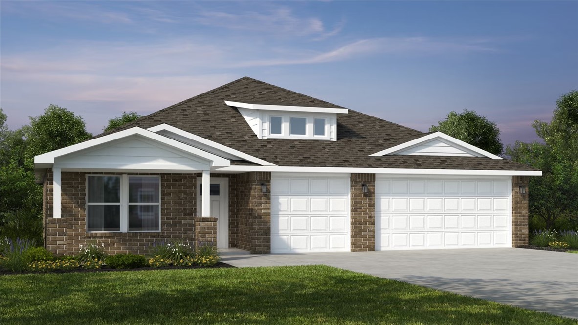 This floor plan is a 3 bedroom, 2-bathroom
1750 square feet home featuring 10-foot ceilings in the
entryway, kitchen, living area, and primary bedroom, plus
dual vanities in the primary bathroom. The 1750 3-Car
Series delivers the luxury of a larger floor plan with an
included 3rd car garage. Enjoy the flexible floor plan with
the choice of 3 or 4 bedrooms to find the best fit for your
life. Taxes subject to change based on new construction.