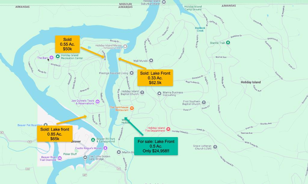 Holiday Island - Land