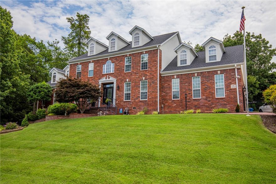 Beautiful Colonial home in highly desired Hanover Subdivision. Remodeled in 2018, this 5 bedroom, 3.5 bath home has been almost completely updated. Kitchen features 3 sinks, butcher block countertop on island, high end appliances including double oven. Master Suite features hardwood flooring and 2 master closets. Main level features office with tons of built-ins, sunroom, formal dining with banquette. Upstairs features 4 bedrooms, each bedroom shares an attached full bath, large bonus room with a wet bar and beverage fridge, tons of natural light and storage. New Roof 2021. Entire yard has sprinkler system and Backyard is fenced.