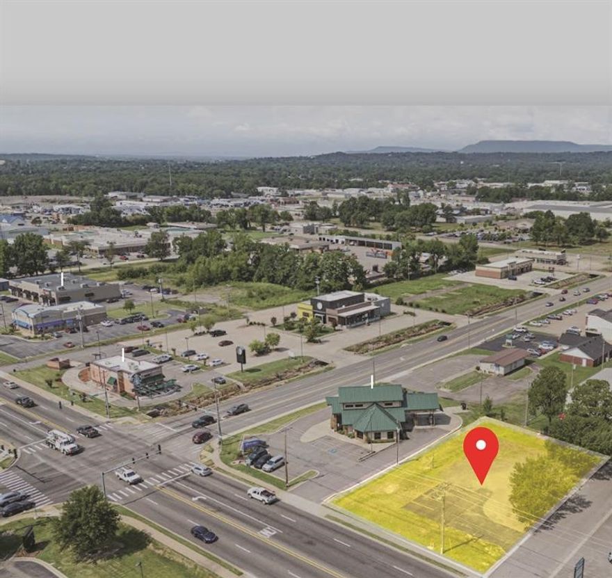 0.42 acre lot located directly on Weir Rd with close proximity to 1-40 and just off West Parkway in downtown Russellville. This area is dense with retail, medical, restaurant and professional office space. Ready for development.