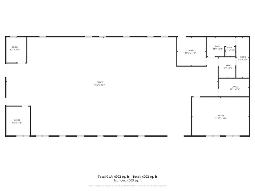 The perfect office space, close to I-49; minutes away from College Ave. Near Razorback Greenway.
