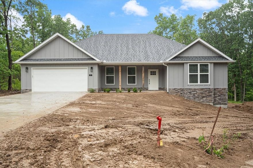 Spacious living in this new construction 3 bedroom 2 bath home including an office. Enjoy the wildlife and parklike setting from your large covered back deck. This home features an open living floorplan including quartz counter tops and custom cabinetry. The primary suite features a spacious bath with large custom walk-in shower. With the included 10 year home warranty this home a must see today.