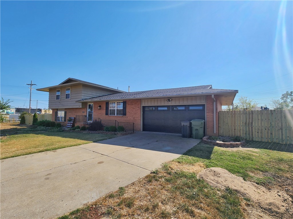 Come see this large, renovated home centrally located in Rogers, Arkansas with new roof, new carpet upstairs, luxury vinyl plank downstairs, high end appliances, new interior paint, new fencing, and a large .46 acre lot.
