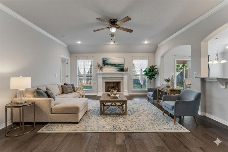 Welcome to 2905 S 4th St! The home is tucked in an established Rogers neighborhood close to everything you need perfect for your next home. This one-level, 3-bed, 2-bath home features a split floor plan with the primary tucked away, covered patio with private backyard, & a spacious living area with a gas fireplace. The kitchen includes granite counters, plenty of storage with it's own pantry. The primary suite offers double sink vanity, walk-in closet, soaking tub, & separate shower. Enjoy your covered back patio & spacious fenced in yard for easy outdoor living, perfect for pets. All this within 10 minutes to I-49, Pinnacle Hills Promenade, Walmart Supercenter, Topgolf, Rogers Aquatic Center, Fitness One, & endless dining options. Move-in ready & in a location that puts it all at your doorstep.