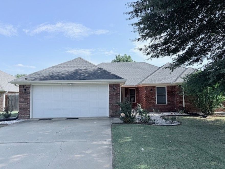 3-bedroom 2 full baths - Formal dining space - Gas log fireplace in living room - Fenced backyard - Extended patio with canopy & storage shed - Pets negotiable with additional pet deposit.