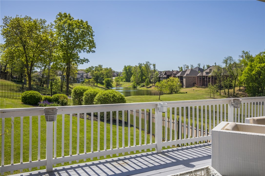 Stunning views & resort-style living w/ammenities just steps away: golf, tennis, pool, restaurant, lounge, & more. Entertain on the covered deck,or relax on the private patio off the master w/views of the 9th hole of SV's prestigious golf course & Spring Lake. Fabulous 2 story picture windows in the living area bring the views & light in. Large, open kitchen features double ovens, island & walk-in pantry. Luxury Master Suite features a corner fireplace and sitting area. Four bedrooms PLUS bonus upstairs!