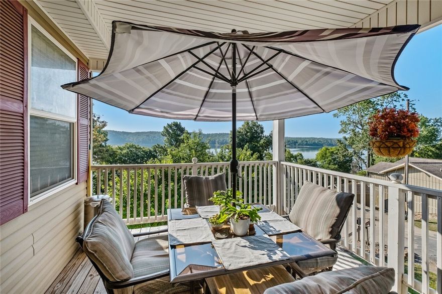 Gorgeous Lake Front Property and Two slips (one is 10x26 and the other 10x30) in the community dock that is just steps away!! This property is a rare find at the end of a quiet street and also close to the community boat launch. There's so much to offer here - the primary suite and another bedroom and bath grace the main level along with living, kitchen and dining spaces. The walkout basement has another sleeping space and full bath along with a second large living area, storage and mechanical room and entrance to the garage. In back is a 30 x 44 shop building that's heated and cooled for all your storage needs. There's also a generator that will convey. Located in a prime spot on Beaver Lake, you can see Horseshoe Bend to the right. You really don't want to miss this amazing property!!
Contents are negotiable with an acceptable offer.