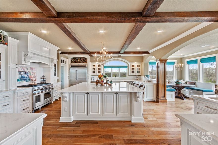 Immaculate Beaver Lake home with breathtaking views from every room! Just 15 minutes from Springdale. Direct lake access! Orchard and tons of wildlife. Property has potential to be used as a wedding venue or resort. Main house is 7444 sq ft of living space including home theatre, game room, office and 2nd living room. Home has been extensively remodeled & completed in 2017. Amenities include gorgeous hardwood floors, custom built-ins, New roof, new HVACs & hot water. Retreat to the luxurious master suite. Entertain downstairs with a wet bar and theatre. 1818 sq ft guest house features new hVAC system with new ductwork. Horse barn is in pristine condition. Come see this one of a kind property today!