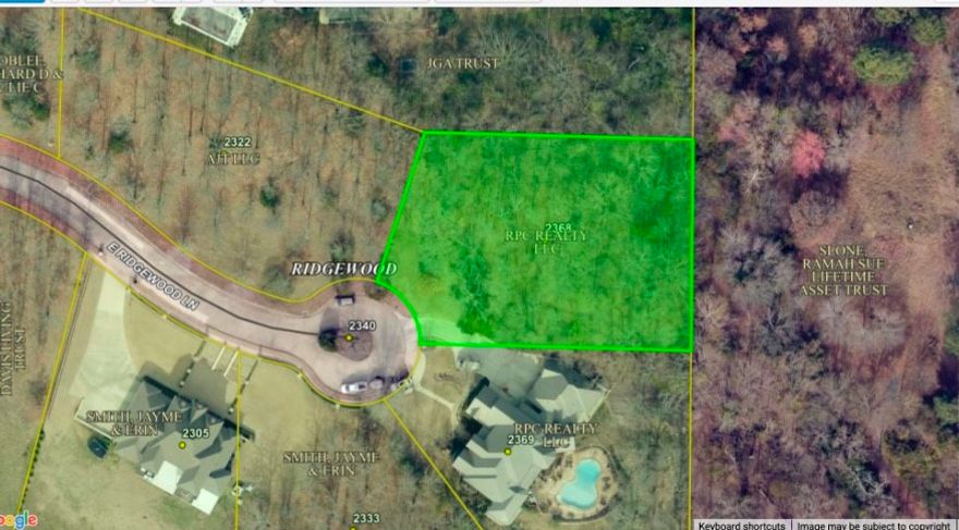 .86 +/- acre lot in a gated community to build your new home.