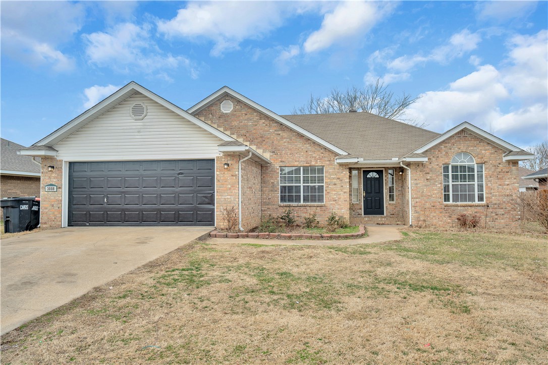 Discover this sophisticated all-brick residence nestled in the heart of Springdale! Revel in the luxury of hard surface flooring, featuring a delightful blend of patterned tile and hardwood throughout. The home exudes charm with tray ceilings gracing multiple rooms. Just renovated with new granite countertops, ceiling fans, paint, lights, fridge, stovetop, exterior lighting, ect! Delight in the privacy of a fenced yard, complete with a spacious deck and covered entertainment area. This is a perfect starter home for a family to see what NWA has to offer! Come check it out before it goes fast!