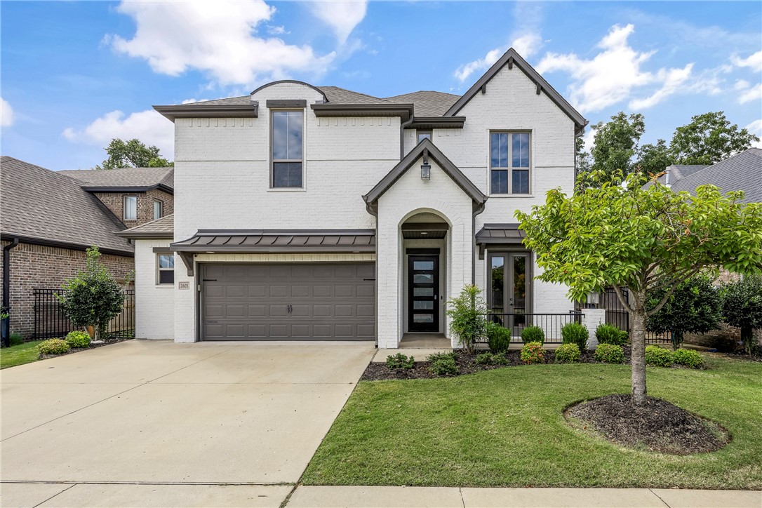 Experience luxury living in the heart of Bentonville! With nearly 2,850 sq ft, this home offers 5 spacious bedrooms, 3.5 baths, bonus room to use as a playroom, TV room and timeless design and upgrades throughout. The gourmet kitchen boasts quartz countertops, custom cabinetry, and designer lighting, opening to a warm and inviting living area perfect for gatherings. The versatile floor plan provides both style and functionality, with thoughtful details in every space. Step outside to enjoy exceptional neighborhood amenities, including a an amazing pool, clubhouse where you can use your self or host, playgrounds, and a dog park also maintenance free, you don’t have to do anything on your yard the HOA will take care. Located walking distance from the top rated Bentonville schools also with parks, community center, shopping, and dining near by this home offers the perfect balance of elegance, comfort, privacy and convenience.