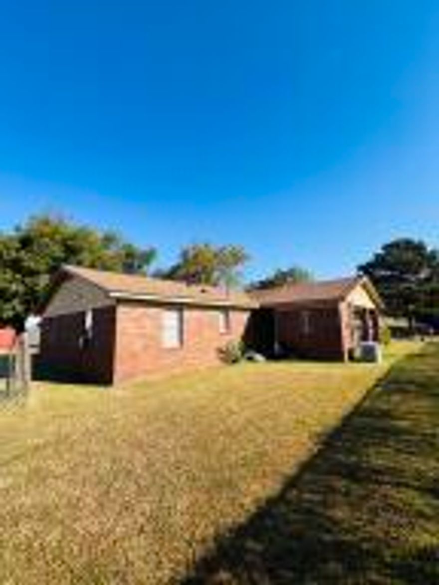 Discover your perfect home in this inviting 3-bedroom brick residence, ideally located just minutes from Walmart and local schools. With 1,459 sq ft of living space, this home is perfect for first-time buyers or as an investment property.