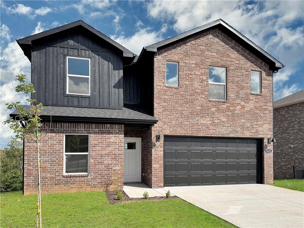 Stunning 2098 Plan with living room, kitchen and half bath down. 2 car garage! Upstairs is Bedroom 1 with 3 secondary bedrooms. The utility room is upstairs where all the bedrooms are! Habberton Ridge in Springdale, is close to the newly developed āC.L. and Willie George Parkā which feature playgrounds, baseball fields, tennis courts, a dog park and walking trails. The kitchen features a beautiful island with gorgeous quartz kitchen countertops, stainless steel appliances and a pantry. Private primary bedroom includes ensuite with gorgeous quartz counter tops, double sinks and a walk-in shower. The exterior of the house is equally impressive, with architectural shingle roofing and Brick on the front and HardieĀ® on the side and back of home! Homes in this neighborhood are equipped with a programmable thermostat, allowing you to control your environment with the touch of a button. Landscape package may feature PARTIAL sod only! Garage Door opener! Tankless gas hot water heater! Taxes and Parcel number TBD.