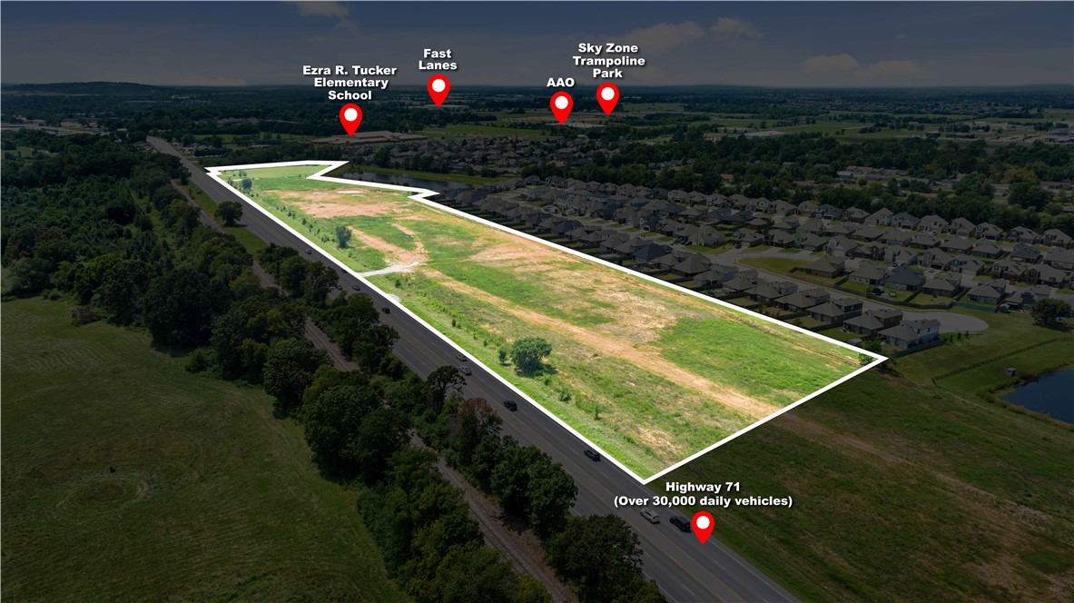 17.87 acres creating a premier development opportunity at Pleasant Grove & 71 B, situated on the Rogers / Lowell border within one of Northwest Arkansasās fastest-growing commercial corridors. The property offers excellent visibility and access, with direct street frontage, utilities available at the property, and established detention already in place; significantly reducing upfront development costs. A fully entitled and approved multifamily LSD conveys with the purchase, including engineered plans for 166 townhome units with amenities. A revised Lowell Zoning Ordinance further enhances project efficiency by allowing utility lines to cross property boundaries and private streets which lowers overall development costs. While the townhome footprints are set, vertical design remains open, giving flexibility for the purchaserās vision. The project structure also supports a mix of fee simple and rental units, providing a unique opportunity to create immediate sales-driven cash flow or portfolio value through rentals.