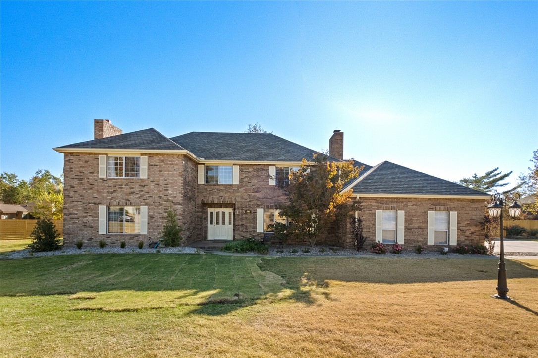 Fabulous, large all brick home in the heart of Rogers, with gorgeous in ground pool! Peaceful cul de sac with a private, quiet feel, yet centrally located to everywhere in Rogers and NWA. Welcome to the home of your dreams! Just minutes to Bentonville, I-49, or downtown Rogers! Very spacious 5 beds, 3 full baths, 2 half baths, large formal living & dining room, living room, & huge multi-use bonus room! Tons of space, unbelievable storage & attic storage, several built-ins, and amazing detail & character in this lovely home with 2 fireplaces! Beautiful hardwood floors, tile and carpet! Large bedrooms with very roomy walk-in closets. Sprawling back yard on 2 lots, with 3 impressive decks, outdoor kitchen, gunite pool, pool house, new storage building with electricity, & separate gated pet area. Perfect for entertaining! Must see this unique & immaculate jewel!