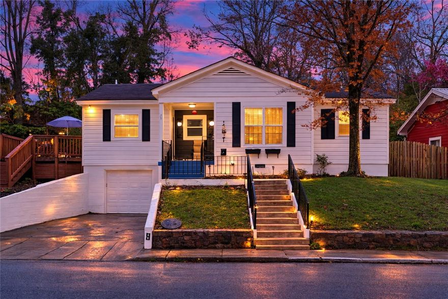 Opportunity meets charm with this Fayetteville cottage—offered with a fully transferable short-term rental license or ready to become your own cozy home. This updated property blends classic character with modern convenience, featuring original hardwood floors and a flexible, inviting layout. The spacious living area flows seamlessly into the dining space and modern kitchen, creating a welcoming atmosphere.

Two bedrooms sit at the front, including one with its own entrance and back access—ideal for rental potential or guest privacy. The primary suite is tucked away for a quiet retreat. Enjoy the secluded patio deck, perfect for relaxing or entertaining.

An excellent option for parents of University of Arkansas students tired of paying rent, with close proximity to campus and easy access to the Razorback Greenway. Just a short walk to the sought-after Wilson Park area. Sold fully furnished with a transferable Type II short-term rental license, this is a rare turnkey opportunity.