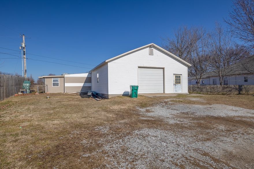 10 minutes from I49 and the U of A. Enjoy an indoor swimming pool, .5-.75 acres, down a private dirt road with fresh paint, gorgeous quartz countertops, new roof, tall ceilings and the feel of the country close to town. Primary suite has walk in tiled shower that is disability friendly. Gas cool top, double oven, plenty of cabinet space, pantry, and coffee bar in kitchen. Lease can be signed with one or both dwellings on site which includes additional apartment with 1600sf workshop. The properties are currently joined by a shared backyard with a covered patio. Separate fencing for both units if desired is possible. 8ft privacy fence on front and side of property. Pastureland located directly to the north of the property. Watch  wildlife cross the back pasture over coffee in the morning. Pets negotiable. Open to obtaining commercial zoning if you want to work from the shop. Feel free to follow city code for chickens! Rent it all or just one side. Contact us for a showing today. MLS  1305331