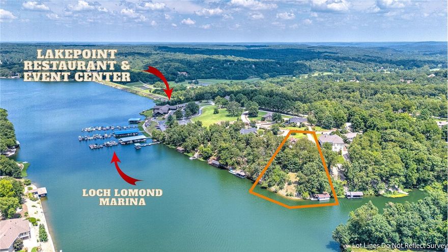 Welcome to 5 Dunedin Place, an impeccably maintained lakefront retreat with over 3,900 sq ft and 210 ft of shoreline on Loch Lomond. Located on a quiet street around the corner from the Marina and Lakepoint Restaurant, this home offers privacy, convenience, and stunning water views from nearly every window. Enjoy outdoor living on the covered deck or patio, surrounded by a professionally landscaped yard with new Zoysia sod (2024). Upgrades include a geothermal HVAC system, Culligan water filtration, extra-wide/deep 2-car garage, wood-burning fireplace, connection to city sewer, lake-fed irrigation system, and fresh exterior paint (2024). Fully enclosed boat house with garage door and electric lift, attached dock with covered sitting area and swim deck make lakeside living easy. With a spotless interior and carefully maintained exterior, this home delivers comfort and quality in one of Bella Vista’s most desirable locations.