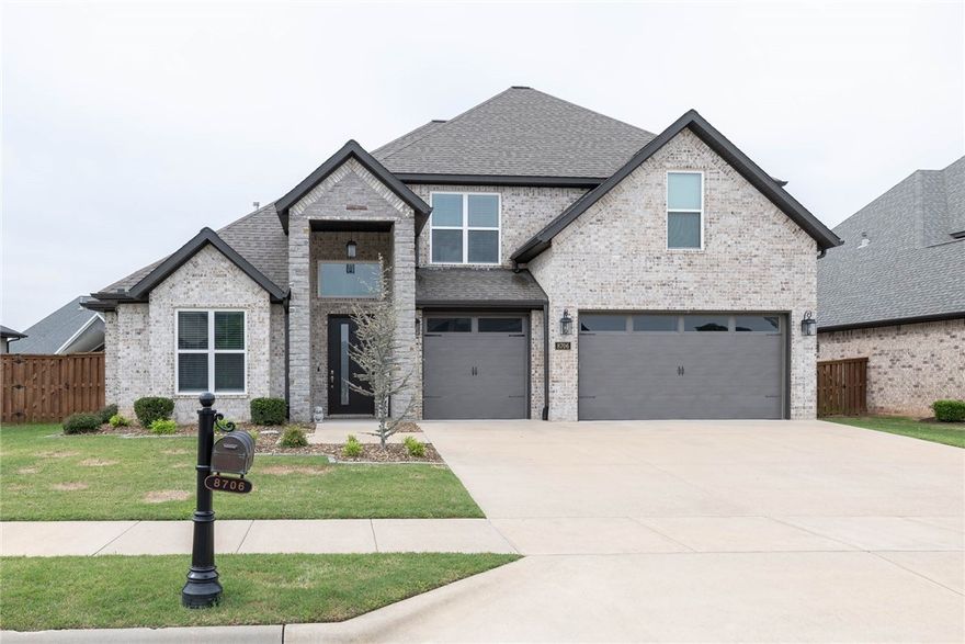 INCREDIBLE immaculate ONE-owner home with many custom upgrades, i.e. lighting, hardware, custom built-ins, WIFI fans, and an added extended brick patio/oversized brick bench with columns, granite top bar, 2 gas burners, built-in storage and custom lighting. Beautiful brick fire pit with built-in seating. Don't miss this immaculate 4 Bedroom 4 bath, 3 car garage (and so much more!) absolutely fabulous home!