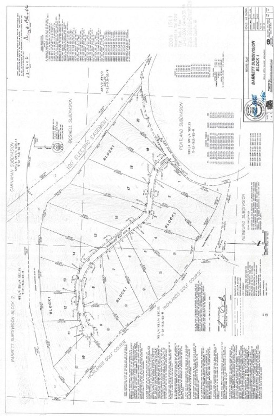 Almost 60 Acres in West Bella Vista .Located between Highlands golf course and Branchwood  fitness center. Platted for 8 estate lots but you can start from scratch and create what you want. Easy access to all of NW Arkansas.  Land in BV is hard to find, this may well be the last of the Mohicans.