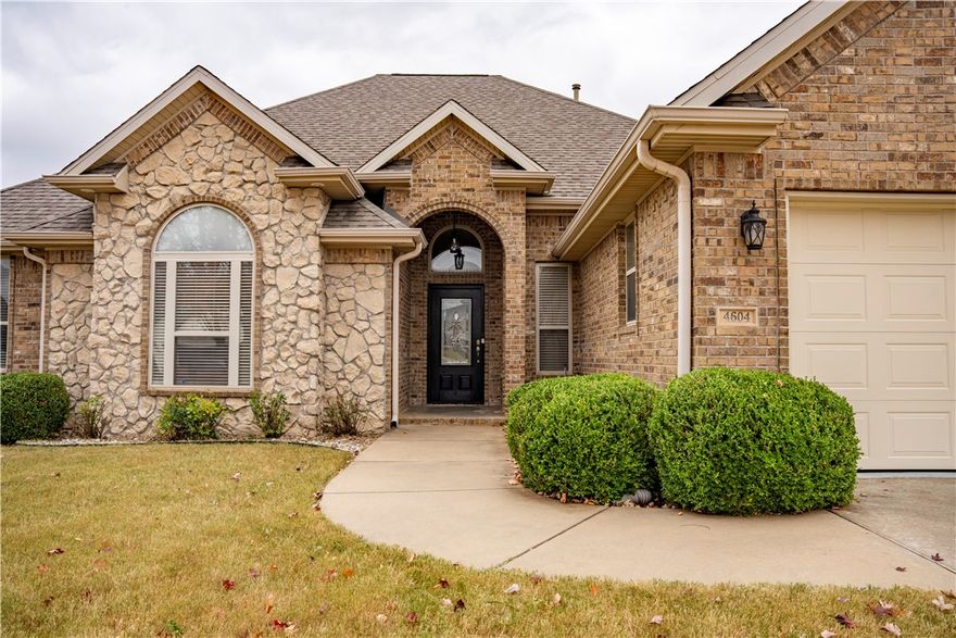 Beautifully maintained 4-bedroom, 2.5-bath home located within walking distance to elementary, middle, and junior high schools. This home features hardwood flooring and tile throughout, a smart thermostat, and comes complete with a washer, dryer, and refrigerator. This homes thoughtful layout offers comfortable living, and the covered patio—equipped with gas access—is perfect for outdoor cooking and entertaining. A wonderful blend of convenience and comfort in a highly desirable location!