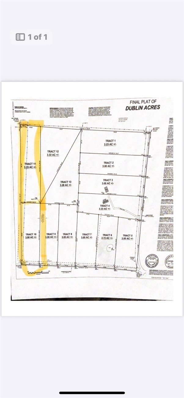 Not in subdivision - Land