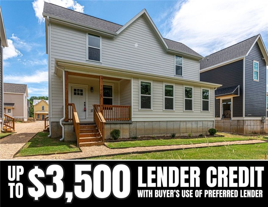 $3,500 LENDER CREDIT offered with buyer’s use of builder’s preferred lender - Use towards rate buydowns or closing costs! (OPEN HOUSES are hosted at MODEL HOME: 1015 N Laramie Heights) Welcome to Southern Woods! A Trailside Community nestled at the base of Centennial Park (2022 Top Outdoor Facility, Arkansas Parks & Rec) Not only does this location offer access to miles of trails, greenspaces with paved pathways, & bicycle stalls, it is also minutes away from shopping, food, I-49, & University of Arkansas! 3 BEDROOM CENTRAL HALL floor plan feat: a covered front porch w cedar posts, an open concept first floor w 9’ ceilings, half bath, LVP floors, & L-shaped kitchen w 3cm granite counters, subway tile backsplash, large center island w sink, stainless steel appliances & main floor primary bedroom with ensuite bathroom & laundry! Upstairs enjoy 2 more Bedrms w private ensuites! Main floor back deck! POA $35/mo includes ground maintenance, never mow again! Don’t miss out on this community in a premier location!