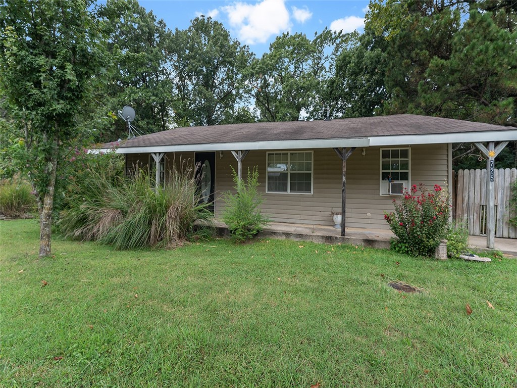 Placed on almost an acre in a peaceful neighborhood this is an opportunity waiting for your creative design and TLC to make it into the home it has potential to be. This is a single level, two bed, one bath home with ample yard space for enjoyment or possibility to build an additional detached living for family or guests. The downtown area and school are around the corner. This is AS-IS/ WHERE-IS. No repairs. Will not go VA, RD, or FHA. Cash or In-House lending only. Home needs work. HVAC does not function. Fridge will convey. Items in home and sheds will convey.
