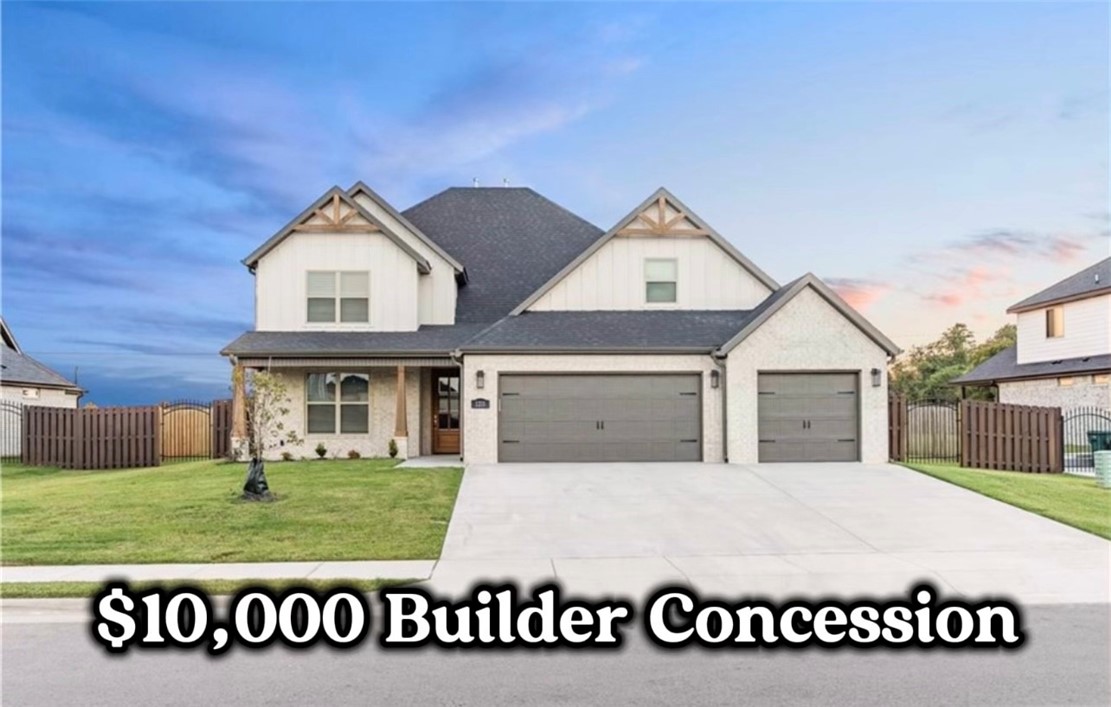 Brand New Construction Home move in ready! Be in before the holidays! FALL PROMO - Buyers who contract in the month of November will get a builder credit of $10,000 towards closing costs or rate buy down. Preferred lender will also give up to $5000 towards Buy Down Rate. Schedule your showing today!