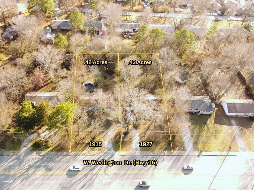 LOTS of OPPORTUNITY!!! Purchase these two amazing properties as one to use as rental properties or use as a potential development opportunity for a whole new chapter for this perfectly located property near U of A and many of the amazing things available in NWA. Beautiful original hardwood floors. Huge backyards on both properties. 1915 is currently occupied. Small section of rear roof on 1927 has damage and is currently tarped and not leaking. Both homes have updated insulated windows. Currently zoned as RSF4, but several properties in the area have been rezoned for multifamily/ infill.