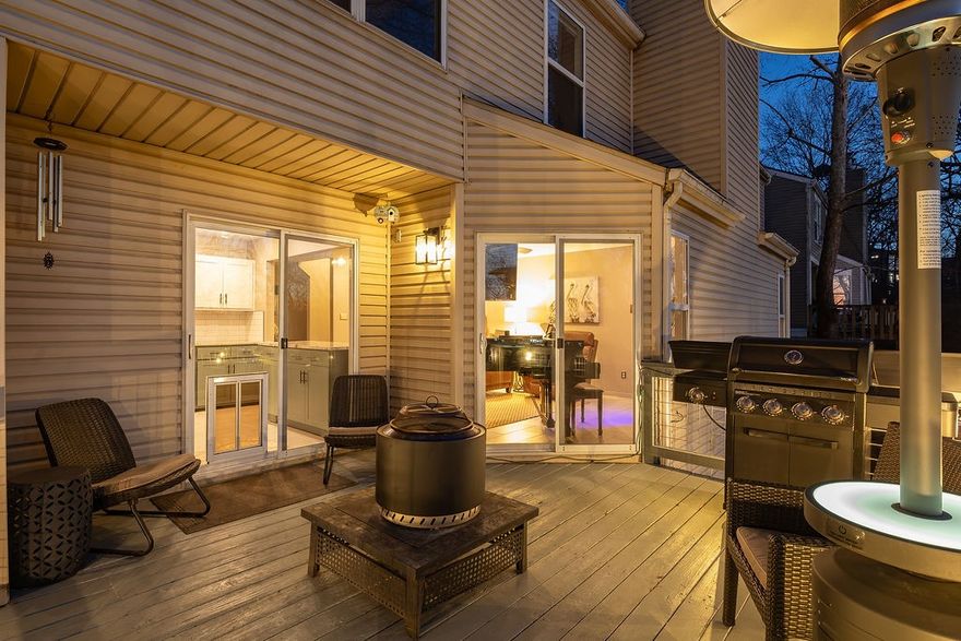 Located at College and Township, this 3-level, thoughtfully improved 3-bedroom, 2.5-bath condo offers prime city access while remaining tucked away on a wooded hillside. Recent updates include a fully remodeled kitchen with a new island and a generously expanded deck designed for enjoying unmatched sunset views. This property is professionally landscaped for low-maintenance living and includes a fenced yard with direct stair access from the main deck. Walk to Starbucks and minutes from Gulley Park. Schedule a viewing today and wrestle with whether to stay inside or out. This home would a great setup for college students. With 2 bedrooms and bath on the second level and family room, bath and a 2nd master in walkout basement.