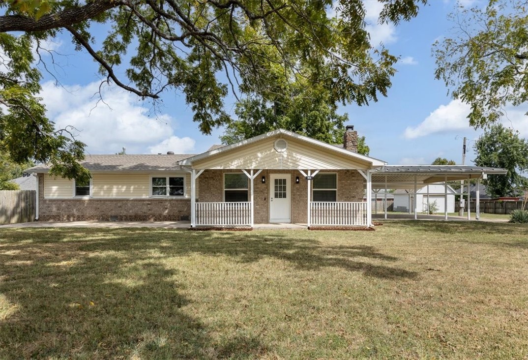 Stunning completely remodeled home sitting on large .64 acre double lot with two master suites and offering $8000 in closing costs WAC. Newly updated kitchen featuring white cabinets, new stainless appliances with gas cooktop, new granite tops, pantry, new refrigerator, huge granite island and dining area. Laundry room off kitchen has washer and dryer. Brand new LVP flooring throughout home will take you to the big living room with wood burning fireplace and room for your family to relax. Down the hall you'll find bedrooms 2 and 3 on the front of home and the gigantic master suite with two closets including one huge walk-in-closet, reading nook and brand new ensuite with custom tile shower. Letās travel back to the other side of the home and venture to the large second master suite aka 4th bedroom that features two closets and a new custom ensuite as well. Relax on full length covered front porch or head to new covered back deck to unwind. 3 car carport and 536 SF detached garage. NEW HVAC! Walk or bike to schools.
