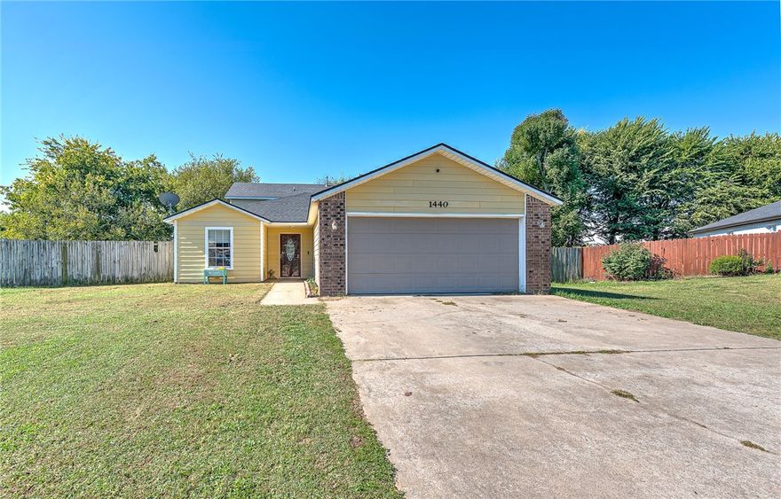 Welcome to 1440 Tumbleweed Drive, a spacious and inviting home in the heart of Springdale. Situated on a large, flat 0.44-acre lot, this beautiful property offers 6 bedrooms and 3.5 bathrooms, providing plenty of room for family, guests, and entertaining. The open and functional layout features bright living spaces, comfortable bedrooms, and ample storage throughout. Enjoy outdoor living at its finest with both a covered patio on the main level and a large second-story covered deck overlooking the backyard, perfect for relaxing mornings or evening gatherings. Conveniently located near schools, shopping, parks, and major highways, this home combines space, comfort, and location, making it the ideal place to call home in Northwest Arkansas.