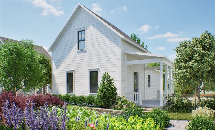 If a brand-new Net Zero home in a quiet and friendly Fayetteville community sounds appealing, you must see this one! This fully solar home is situated in the walkable/bikeable 11th Street Cottages neighborhood, surrounded by lush native gardens. Camber Cottage features primary suites upstairs and downstairs. The contemporary design boasts a spacious living room, tall ceilings, ample natural light, open-concept kitchen, generous prep space and induction cooking. Additional highlights include custom cabinetry, tasteful built-ins, and designer fixtures. The roomy screened-in front porch overlooks the common gardens and provides an outdoor living room. Private courtyard w/ direct access to private parking. ENERGY STAR certified high-performance systems with three-zone temp control for maximum efficiency, comfort and healthy indoor air quality. SunPower Equinox solar system w/25-year warranty. Call for more information about the neighborhood and available floor plans!