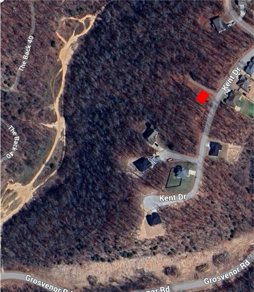 Discover the perfect blend of nature and convenience on this 0.26-acre Kent Ln lot in Bella Vista. Nestled in a quiet, tree-lined area, this homesite provides close access to lakes, golf, recreation centers, and miles of scenic trails. With the Back 40 Trail System nearby, outdoor adventure is always within reach. Ideal location for building your custom home.