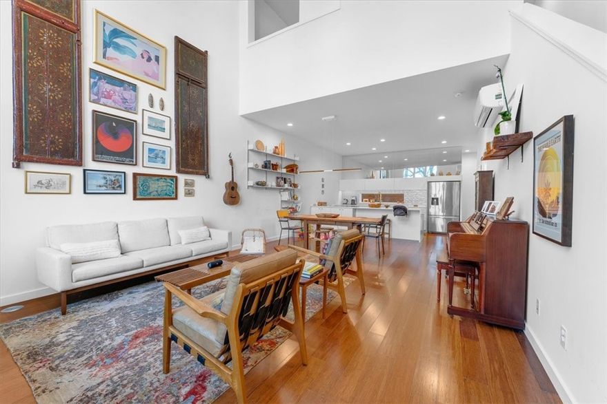 Enjoy one of the best Bentonville locations, Tourmaline Urban Lofts townhome! Where culture, great food, and everyday convenience come together. Hardwood floors run throughout the home, and large front windows fill the open living, dining, and kitchen areas with natural light. The main level includes living room, dining room , kitchen, a convenient half bath and an outdoor seating area with plenty of storage. Upstairs, the second floor offers a private primary suite with its own bathroom. The top level features a flexible space perfect for a home office, workout area, or media space, along with two additional bedrooms and a full bath. One of the bedrooms also has access to a west facing balcony. Ideally located just minutes from the Momentary, 8th Street Market, Crystal Bridges, the Bentonville Square, schools, and the Walmart headquarters. This home offers great walkability and an energetic Northwest Arkansas lifestyle.