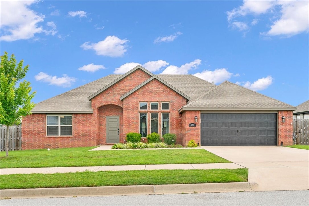 Welcome to the sweet spot where backwoods charm meets business casual! This home is the neighborhood's award-winning model. A 3BR/2BA/2CG beauty that sits in a brand new neighborhood that’s growing faster than your inbox on a Monday. Small-town vibes, but you’re just minutes from schools, parks, playgrounds, and shopping—because even country folks need some uptown.
Inside: granite countertops, stainless steel appliances, wood-look tile in common areas (because mud happens), carpet in bedrooms for your toes, a tiled master shower, cozy gas log fireplace, and smart home features so your thermostat knows who’s boss. Fresh coat of paint on the walls, but $3.5k allowance for trim touchup, fresh carpet, back door glass & new stove WAC.
Out back? A covered patio perfect for grilling, chilling, or pretending you’re not behind on emails while basking in the glow of the patio gas log fireplace.
Oh, and here’s a kicker: assumable VA loan at 2.5%—because saving mo' money should be an option for our Nation's finest.