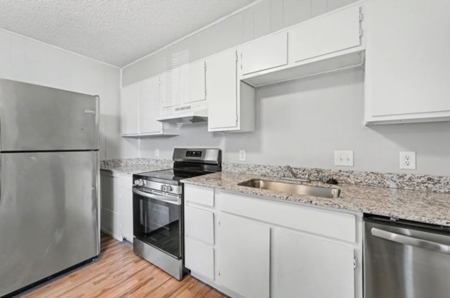 Newly renovated 1 bed, 1 bath unit featuring updated appliances, fresh paint, and granite countertops. Lawn care and trash included. $40/month Resident Benefit Package. No washer/dryer hookups in unit. Laundry on site. Unit is upstairs. Management covers lawn care & trash services. Schedule your showing and apply today.