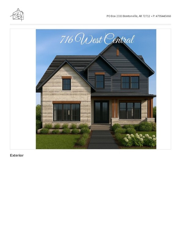 PRE-SELLING this already custom-designed home in Northwest Arkansas's most desirable street that you can put your own personal touches on! Nestled in one of the most sought-after areas, Central Ave offers prime location and convenience! Introducing an exquisite custom-built future home within proximity to shopping, restaurants, Bentonville square and the Walmart museum. Located on the corner lot, this stunning home featuring 9-10 ft ceilings and luxurious finishes throughout. The gourmet kitchen boasts high-end appliances and walk-in pantry, perfect for the home chef. Enjoy outdoor living with an exquisite outdoor kitchen under a covered porch, ideal for entertaining. This home offers both elegance and functionality , combining modern design and comfort. Don't miss out on a chance to make this home yours, with your own personal touches! Call today!