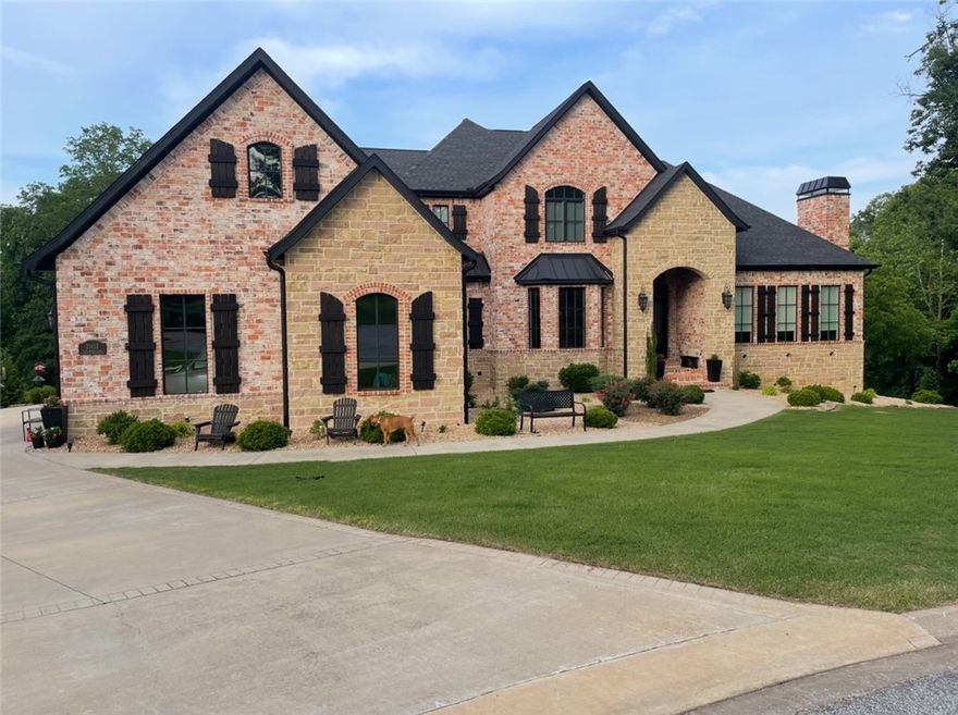 Located on 4.6 acres in the highly desired Talamore Neighborhood is an Outstanding European Luxury Home with 3 Levels of Luxury Living including a full second kitchen/Inlaw suite at basement
level which walks out to covered patio with Fireplace for entertaining that at the expansive gunite pool with hot spa and firepit all overlooking the forested ravine with seasonal stream below. Not to be missed is the custom dual Y staircases with unique wrought iron. Wet Bar, Wine Cellar, Butlers Pantry, and a "Dirty Kitchen" Prep Pantry plus more amenities!