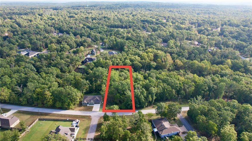 Great LARGE lot for building just minutes from I-49 in Bella Vista.  This lot is relatively level at the top and slopes to the back.  Near Highlands Golf Course and Branchwood Recreation Center.