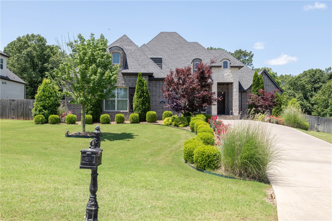 Dream home in Chapel View features vaulted beamed ceilings, & new carpet with memory foam pad, new light fixtures, & paint throughout! Includes 5 beds & 4 full baths, & each bedroom has large walk-in closets, remote-controlled blinds, & intercoms. Primary bedroom has an expansive dressing room that includes pull-down clothing racks and access to the utility room & bathroom. Primary bath includes a double vanity with seating area/makeup bar & floor-to-ceiling mirrors! Whole home is wired for sound & has intercom & blinds throughout, which are controlled by remote or via phone app. Eat-in Kitchen has a dual pantry, & top-of-the-line appliances, with pull-out drawers in all lower cabinets. Step onto the gorgeous & private covered patio overlooking a 40x20 gunite saltwater infinity pool. Backyard also features irrigation & sprinkler system, new sod, & a large outdoor playground with pea rock & play sets. Home also includes a Nest, 2 Tesla chargers, mini-split in the garage, central vac system, & a security system!