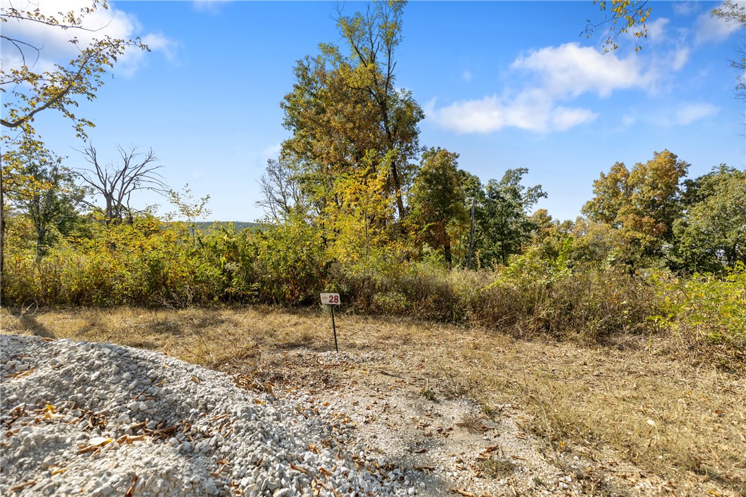 Come discover Lot 28 (1.0 m/l ac) of Round Mountain Estates. This beautiful ready to build on lot has big views to the west, is gently sloped and would be great for a walkout basement home. RME is a new, master planned, exclusive subdivision located 10 minutes west of Harrison, AR. The following utilities are already on site making the building process much easier for you; natural gas, fiber optic internet, electric, public water, and sewer. Interested in your family seeing the star lights instead of those city lights? RME is what you've been searching for! RME features a 350 +/- acre common area for its residents that includes a stocked fishing pond, Kissing Rock trail, natural springs to explore, Baby Canyon trail, incredible bluff lines to climb, and views for hundreds of miles that will not only take your breath away but will forever be etched in your memory! Neighborhood amenities coming soon.
