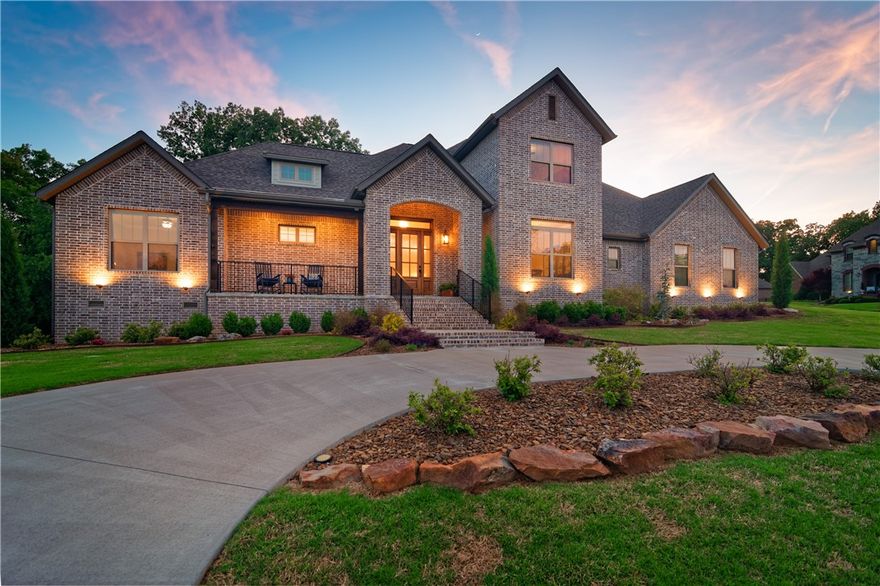 Entertain and be entertained in this stunning 4 bedroom 4 full bath treasure that boasts a visionary, feature rich design crafted for fun, upscale, care-free living! Open concept plan includes a fabulous, chef's delight, granite, dine-in kitchen w/huge island breakfast bar & W/I pantry! Gorgeous ¾” red oak hardwood floors continue into the family room that features built-ins & an enclosed gas log FP for cozy winter evenings! Primary suite boasts tray ceiling w/fan, LED lighting & to die for bath w/heated floors, jetted W/I shower, soaking tub & separate vanities. Roomy closet, loaded w/built-ins leads to the utility room featuring a dog wash sized stainless sink! Formal dining room, 2nd master suite & 3rd bdrm & full bath complete the main level. Upstairs: bonus/rec/media room, 4th bdrm, full bath & an enormous W/I attic! Overlooking the private back yard, a raised porch w/soaring cathedral, tongue-in-groove ceiling offers an inviting space to lounge, grill out & or entertain! Definitely check out the Virtual Tour!