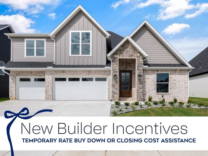 Builder willing to assist with temporary rate buy down or closing costs!  New Construction in the popular Aurora Neighborhood! Quality built with beautiful modern fixtures and features throughout! Great floorplan with 4BRS, 3.5BAs.. Interior features include stunning rustic beams, custom cabinets, quartz counters, black plumbing fixtures, hardwood floors, and modern light fixtures. Open living area to kitchen featuring gas cooktop and top of the line appliances. Office or great flex room downstairs. Upstairs game/media room wired for sound or optional bedroom. Smart home Electronics package, security system and professional landscape package included. Covered back patio to enjoy year-round and three car garage. Neighborhood amenities to include 2 Pools, Playground, Sports court, Dog Park and Open-Air Clubhouse.